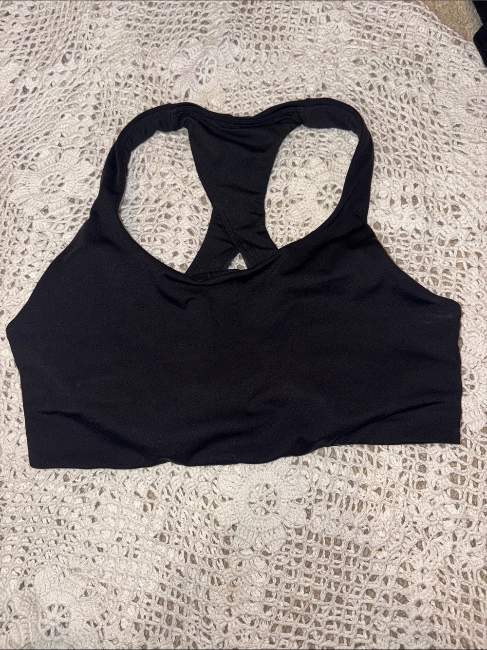 lululemon athletica Black Racerback Sports Bra - Supportive Everyday Style